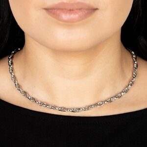 Elegant Silver Chain Necklace